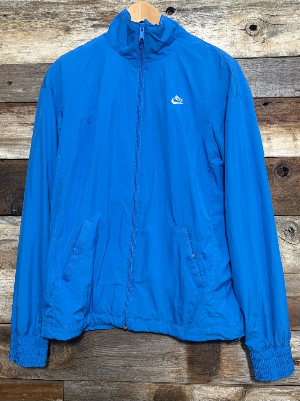 Nike Bright Blue Men's Zip-Up Windbreaker Jacket